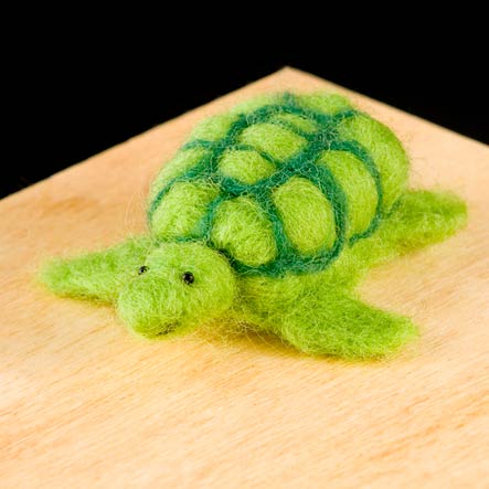 Needle Felting Kit - Turtle