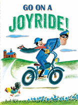 Birthday - Boy on Bike with Policeman