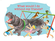 Friendship - Hippo and Children